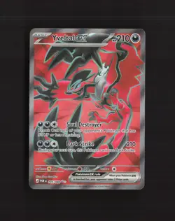 Yveltal ex 105/088 Perfect Order Full Art Ultra Rare Holo Pokemon Card NM - Image 1