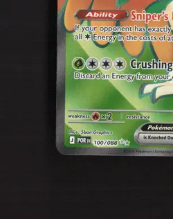 Decidueye ex 100/088 Perfect Order Full Art Ultra Rare Holo Pokemon Card NM - Image 5