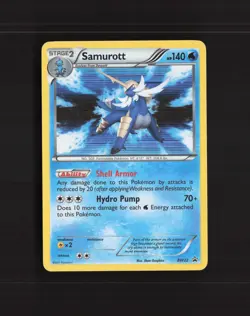 Samurott BW22 Black & White Black Star Promo Holo Pokemon Card LP - Image 1