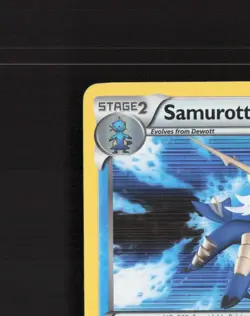 Samurott BW22 Black & White Black Star Promo Holo Pokemon Card LP - Image 3