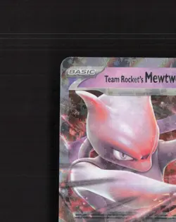 Team Rocket's Mewtwo ex 079/217 Ascended Heroes Ultra Rare Holo Pokemon Card NM - Image 3