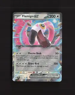 Flamigo ex 160/191 Surging Sparks Ultra Rare Holo Pokemon Card NM - Image 1