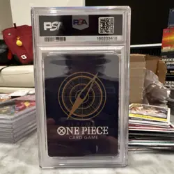 One Piece CCG PSA 10 Roronoa Zoro The Azure Sea's Seven SP Foil EN PRB02-006 - Image 2