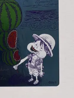 One Piece Luffy Meta Kira Promo Card Natsucomi 2026 Oda Signature Suica Japan - Image 5