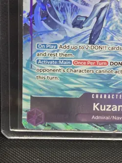 Kuzan OP16-063 Alt Art R The Time of Battle One Piece English NM - Image 5