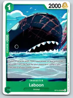 Laboon OP15-035 Adventure on Kami's Island Release Event Cards One Piece NM - Image 2