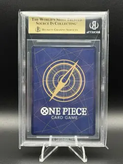 2025 ONE PIECE JP OP14-THE AZURE SEA'S SEVEN #119 DRACULE MIHAWK SEC AA BGS 9.5 - Image 2
