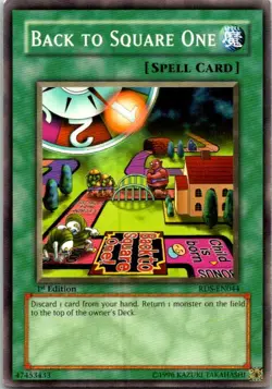 Back To Square One RDS-EN044 Yu-Gi-Oh! Card Light Play 1st Edition - Image 1