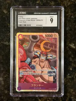 Franky One-Piece Japanese Emperors in new world Super Rare CGC 9 - Image 1
