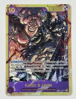 Kaido & Linlin OP08-119 Bandai One Piece Foil Single - Image 1
