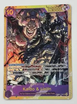 Kaido & Linlin OP08-119 Bandai One Piece Foil Single - Image 2