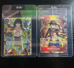 Bandai One Piece Card Game Monkey D. Luffy ST10-006 Alt Art Foil Lot 2 - Image 1