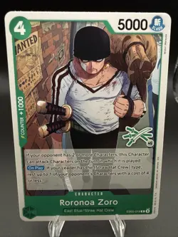 Roronoa Zoro EB02-019 One Piece Learn Together TCG English NM Rare - Image 1