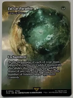 MTG Final Fantasy: Through the Ages Carpet of Flowers Enchantment RARE REGULAR - Image 1