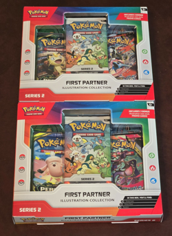 Lot of 2 Pokemon TCG First Partner Illustration Collection Series 2 NEW SEALED - Image 1