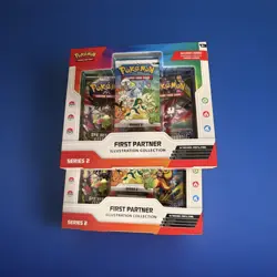 *2*. Pokemon First Partner Illustration Collection Series 2 Sealed *TWO * - Image 1