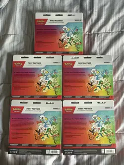 Pokemon First Partner Illustration Collection Series 2 Lot Of 5 New Sealed - Image 2