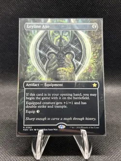 MTG Leyline Axe Borderless - Foundations #353 - Image 1
