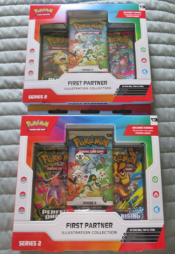 Pokemon First Partner Illustration Collection Series 2 Sealed LOT OF 2 - Image 1