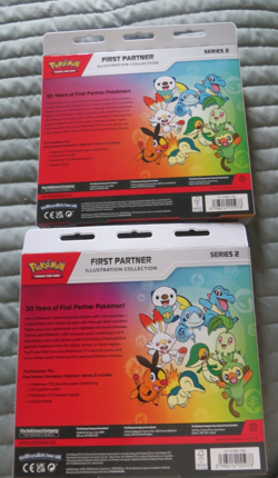 Pokemon First Partner Illustration Collection Series 2 Sealed LOT OF 2 - Image 2