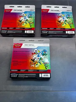 Pokemon First Partner Illustration Collection Series 2 Sealed Lot Of 3 New - Image 2