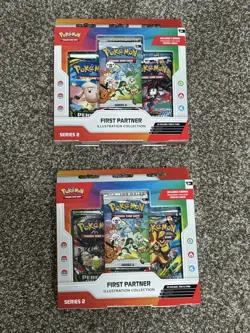 Pokemon First Partner Illustration Collection Series 2 Sealed X 2 - Image 1