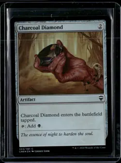 Charcoal Diamond - 303 - Foil - CMR - NM - MTG Magic the Gathering - Image 1
