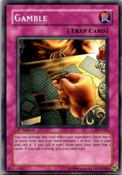 Gamble PSV-053 Yu-Gi-Oh! Card Light Play 1st Edition - Image 1