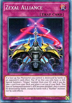 Zexal Alliance LIOV-EN067 Yu-Gi-Oh! Card Light Play 1st Edition - Image 1