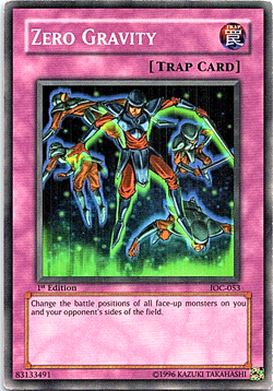 Zero Gravity IOC-053 Yu-Gi-Oh! Card Light Play 1st Edition - Image 1
