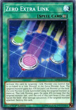 Zero Extra Link MP19-EN114 Yu-Gi-Oh! Card Light Play 1st Edition - Image 1