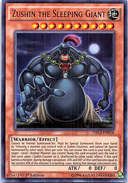 Zushin The Sleeping Giant DRL3-EN018 Yu-Gi-Oh Card Light Play 1st Edition - Image 1