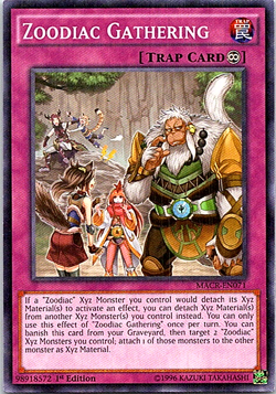 Zoodiac Gathering MACR-EN071 Yu-Gi-Oh! Card 1st Edition Light Play - Image 1