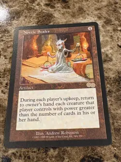 NOETIC SCALES Magic the Gathering MTG Urza's Saga LP - B - Image 1