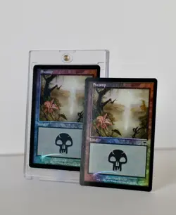 TWO x2 MTG Near Swamp 341 FOIL Onslaught (Magic the Gathering) - Image 1