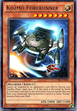 Kozmo Forerunner CORE-EN085 Yu-Gi-Oh! Card Light Play 1st Edition - Image 1