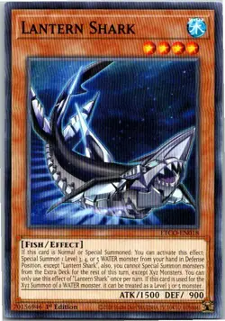 Lantern Shark ETCO-EN018 Yu-Gi-Oh! Card Mint 1st Edition - Image 1