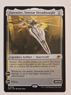 Dawnsire, Sunstar Dreadnought M0238 Regular Edge of Eternities MTG NM - Image 1