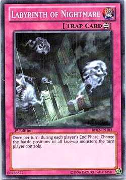 Labyrinth Of Nightmare BP02-EN183 Yu-Gi-Oh! Card Light Play 1st Edition - Image 1