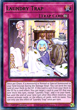 Laundry Trap MP22-EN231 Yu-Gi-Oh Card Near Mint 1st Edition - Image 1