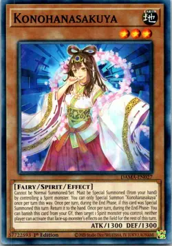 Konohanasakuya DAMA-EN027 Yu-Gi-Oh! Card Light Play 1st Edition - Image 1
