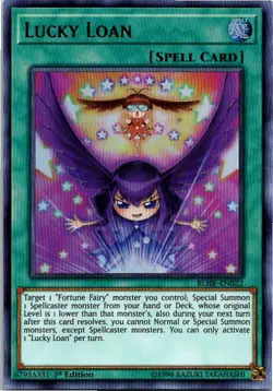 Lucky Loan BLHR-EN022 Yu-Gi-Oh! Card 1st Edition LP - Image 1
