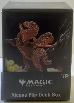 Rare MTG Wilds of Eldraine Ultra Pro FOOD FIGHT Alcove Flip Deck Box #38035 - Image 1