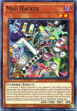 Mad Hacker BACH-EN030 Yu-Gi-Oh! Card NM 1st Edition - Image 1