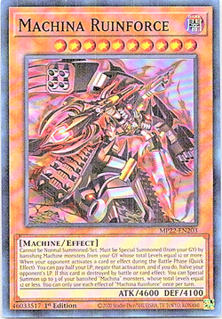 Machina Ruinforce MP22-EN203 Yu-Gi-Oh Card Near Mint 1st Edition - Image 1