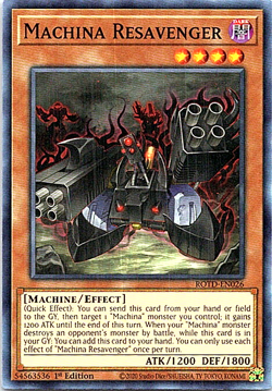 Machina Resavenger ROTD-EN026 Yu-Gi-Oh! Card Near Mint 1st Edition - Image 1