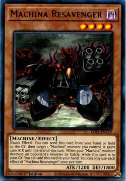 Machina Resavenger LDS1-EN119 Yu-Gi-Oh! Card 1st Edition Mint - Image 1
