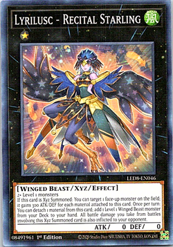 Lyrilusc - Recital Starling LED8-EN046 Yu-Gi-Oh! Card NM 1st Edition - Image 1