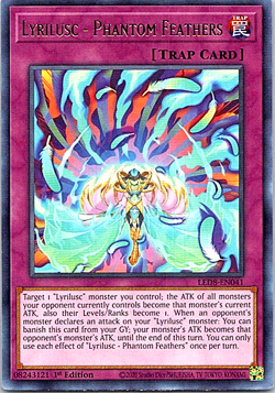 Lyrilusc - Phantom Feathers LED8-EN041 Yu-Gi-Oh! Card NM 1st Edition - Image 1
