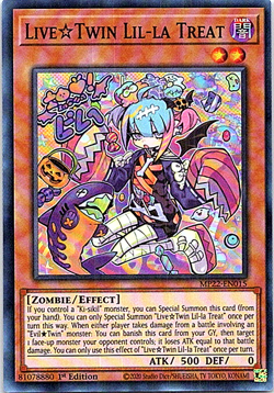 Live Twin Lil-La Treat MP22-EN015 Yu-Gi-Oh Card Near Mint 1st Edition - Image 1